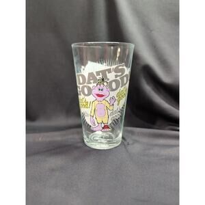 Jeff Dunham Peanut Drinking Glass Tumbler,‎ 2011 Double Sided, Dat's Good Glass